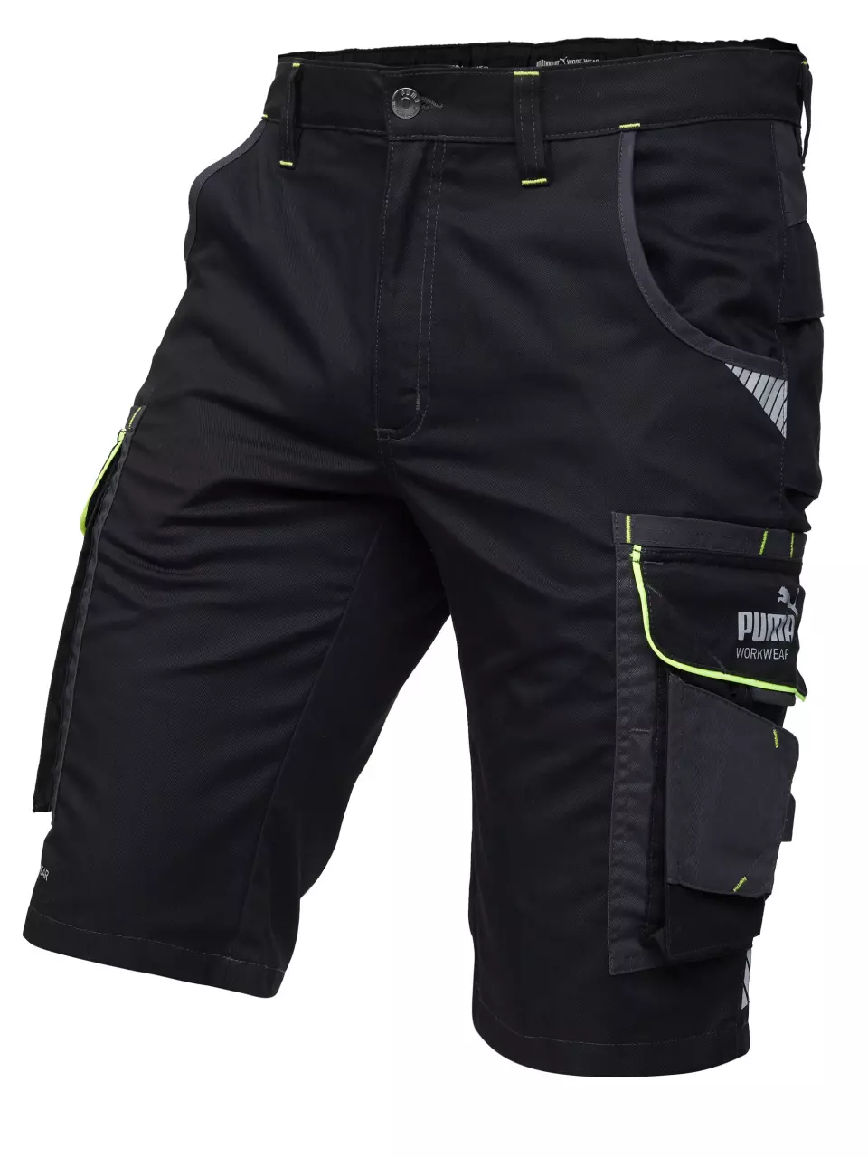 PUMA WORKWEAR 30-1512NEON, PRECISION X työshortsit, image 1, gallery thumbnail