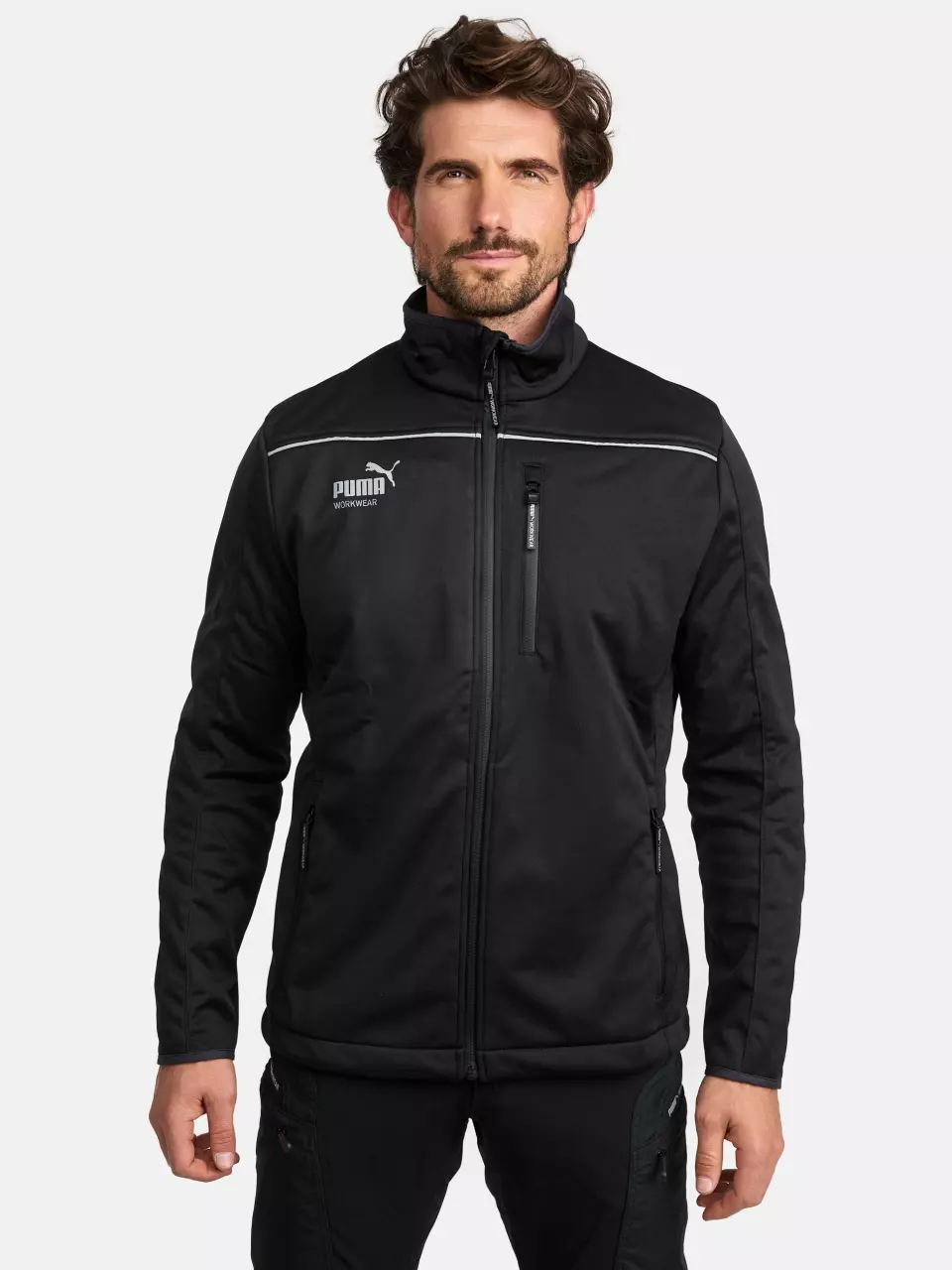 Puma Workwear 30-6012, ESSENTIALS Softshell jacket, image 5, gallery thumbnail