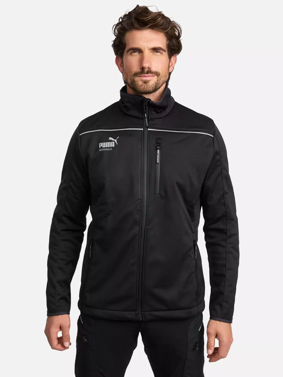 Puma Workwear 30-6012, ESSENTIALS Softshell jacket, image 5, gallery thumbnail