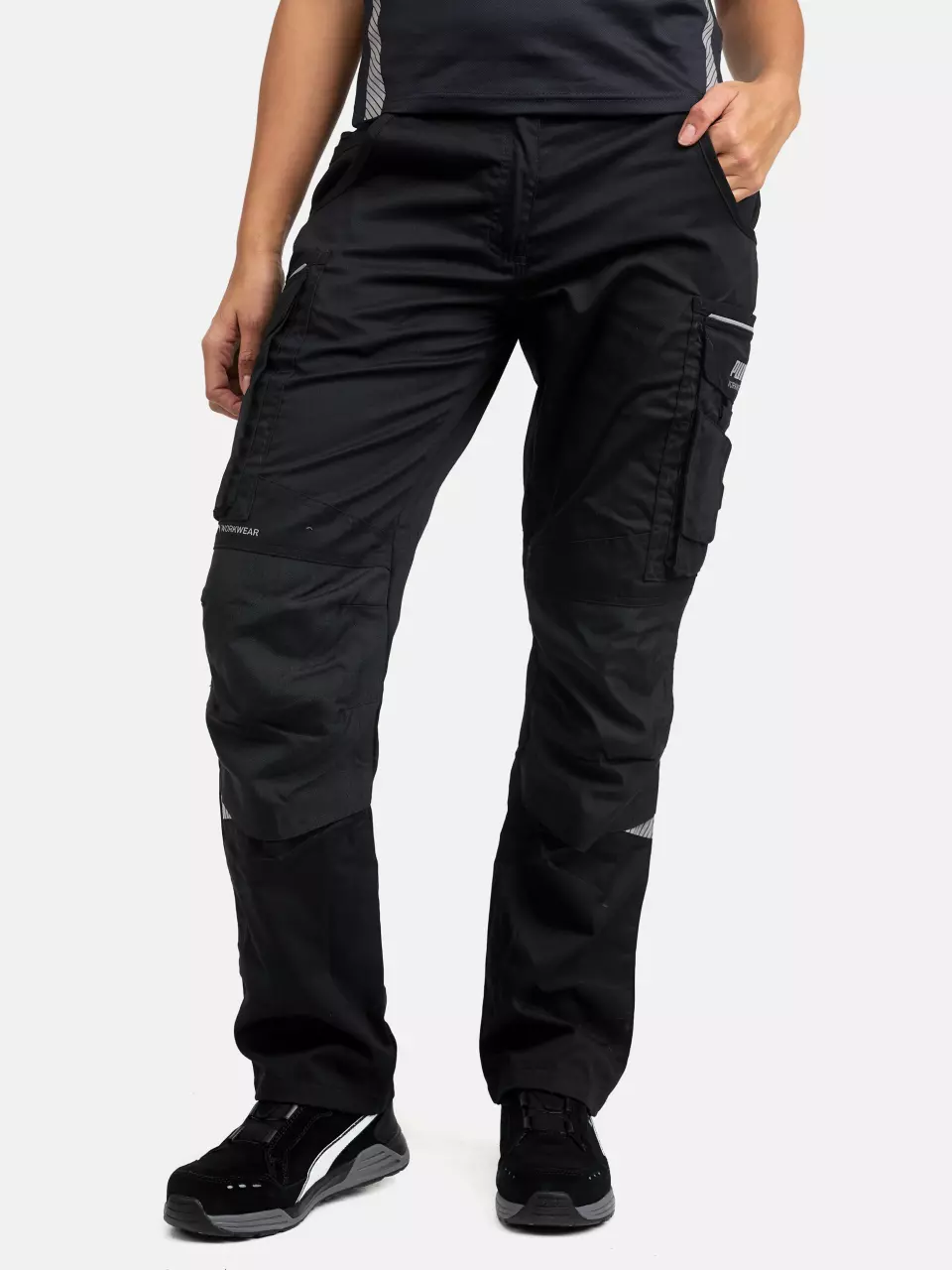 Puma Workwear 30-1150D, PRECISION X Ladies work pants, image 1, gallery thumbnail