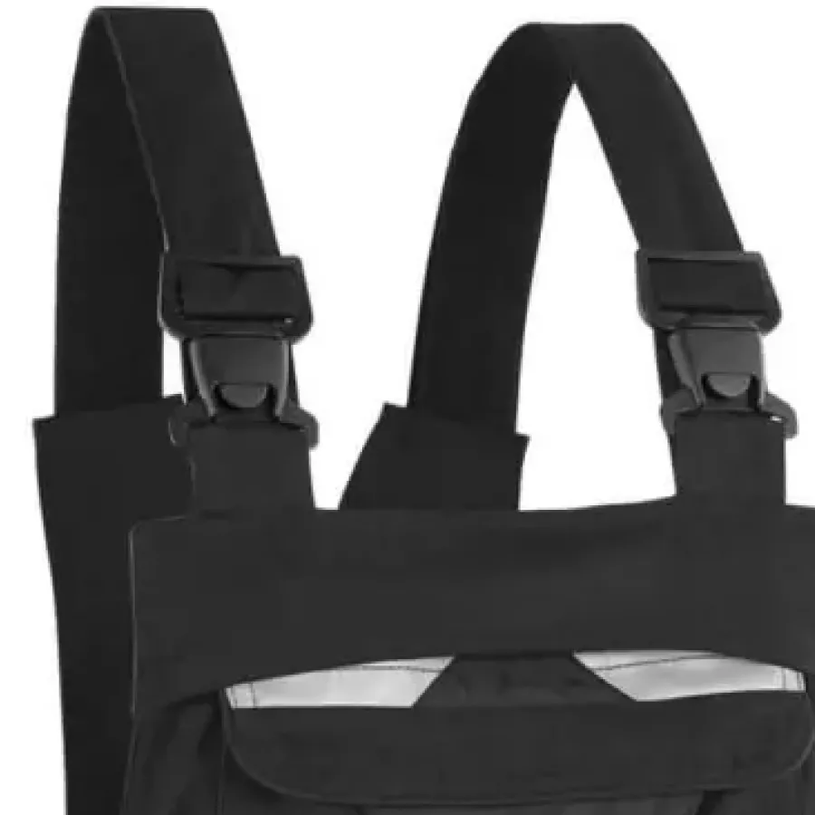 **Elasticated Straps with Safety Buckle** ensure a secure, adjustable fit that stays comfortable as you move.