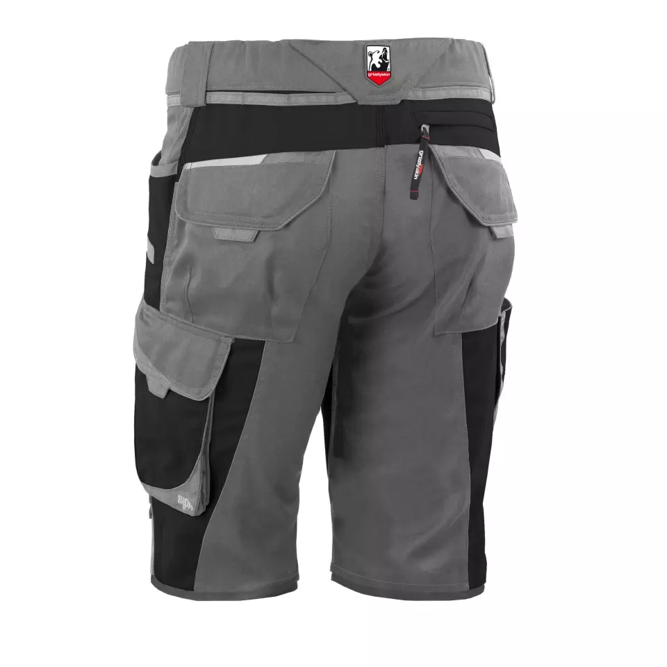 Grizzlyskin GIM3607, IRON Shorts Grey/Black, image 2, gallery thumbnail