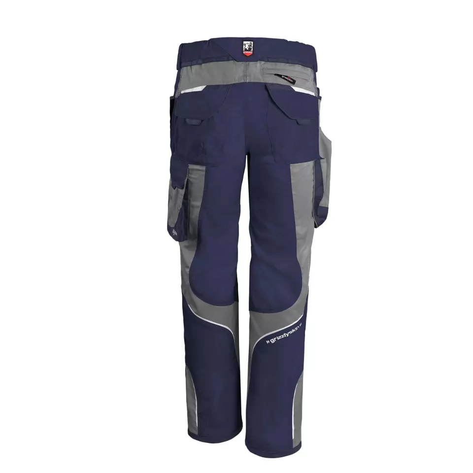 Grizzlyskin GIM3806, IRON Bundhose marine/grau, image 2, gallery thumbnail