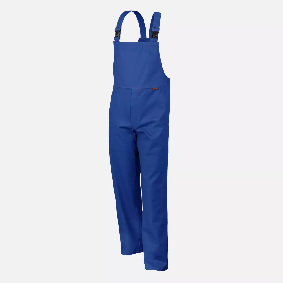 Qualitex NM-41010-0300, Robust Latzhose kornblau, image 1, gallery thumbnail