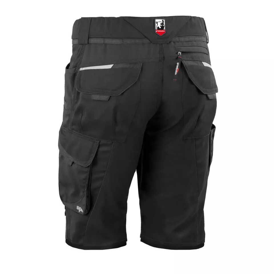 Grizzlyskin GIM3605, IRON Shorts schwarz, image 2, gallery thumbnail