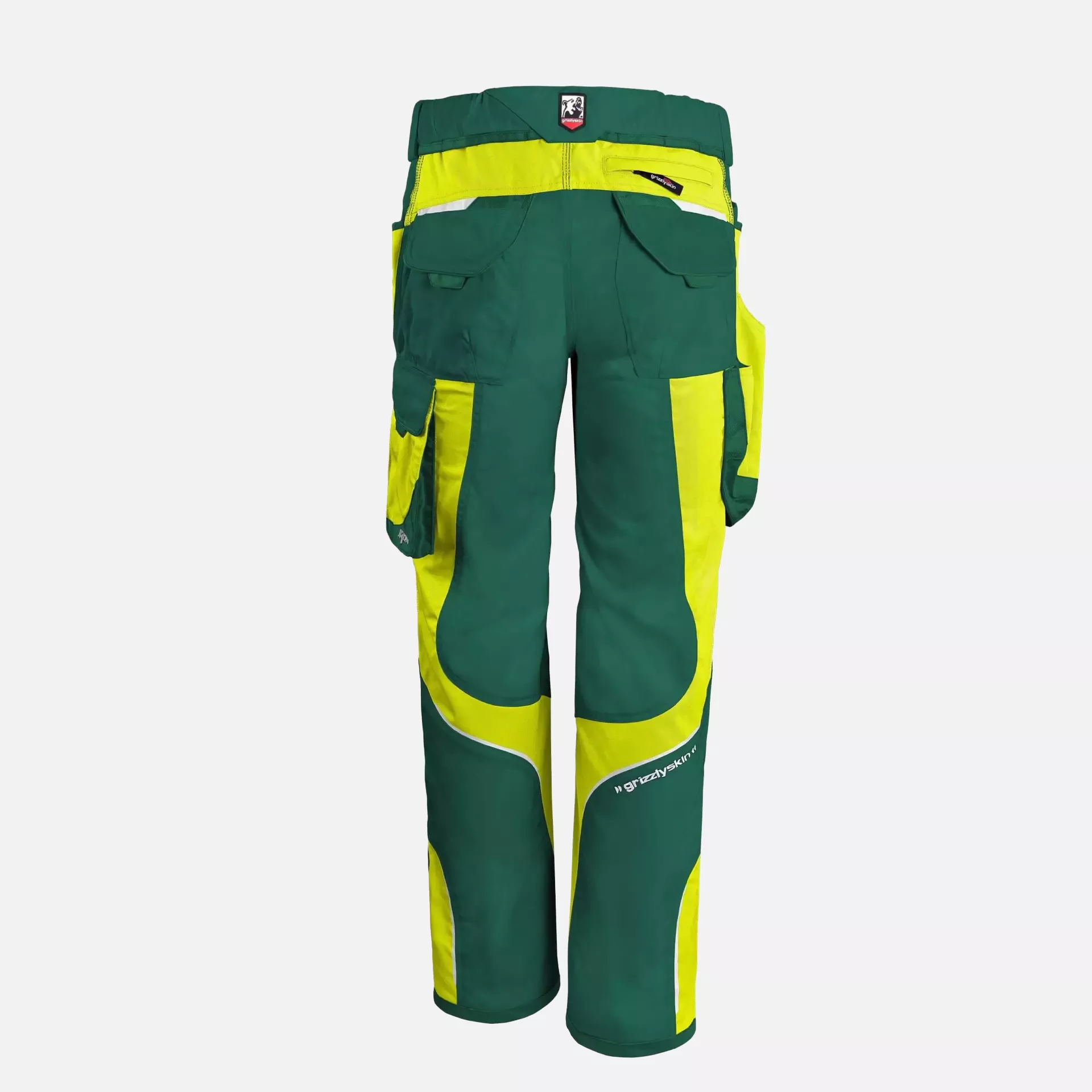 Grizzlyskin GIM3811, IRON Bundhose grün/warngelb, image 2