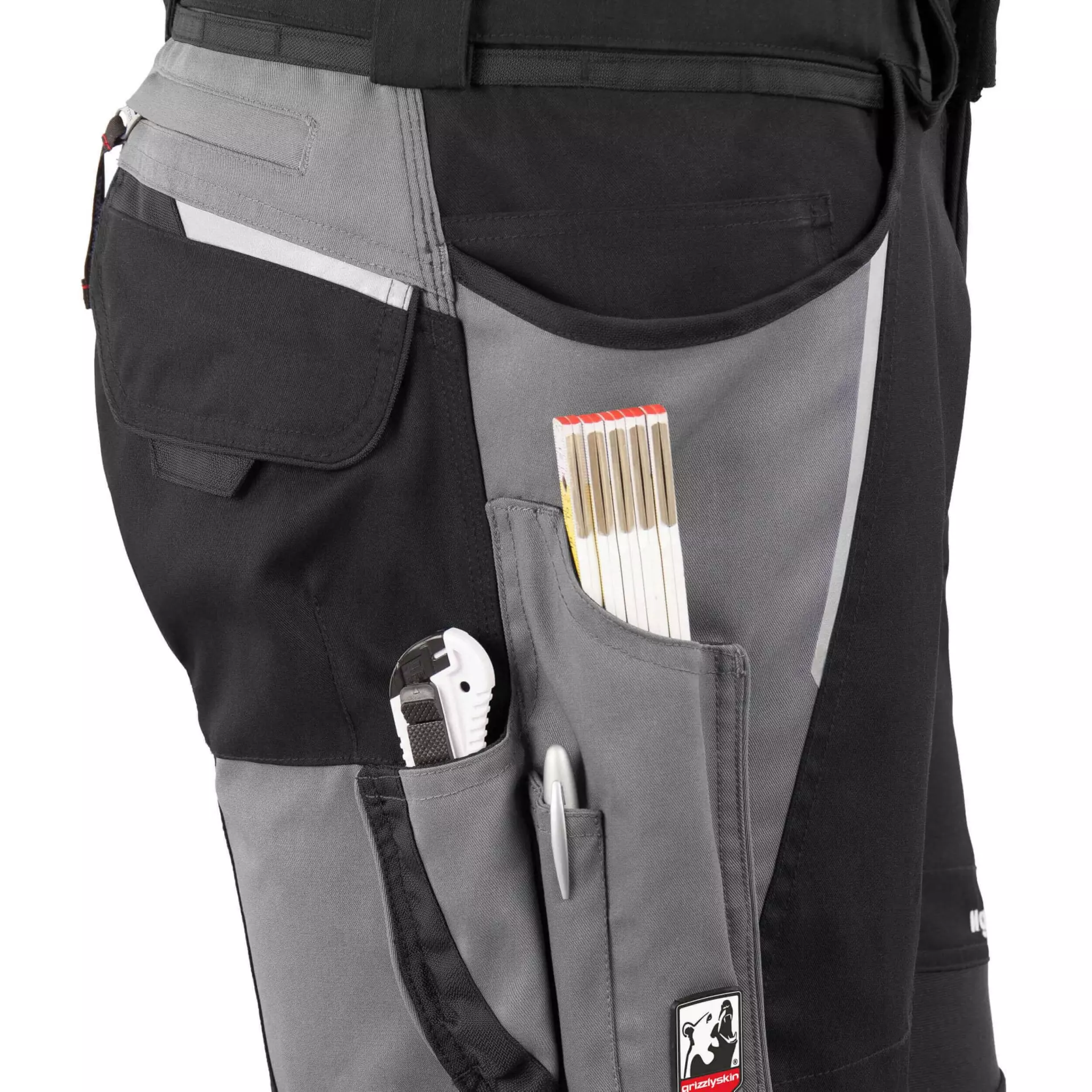Grizzlyskin GIM3608, IRON Shorts Black/Grey, image 4