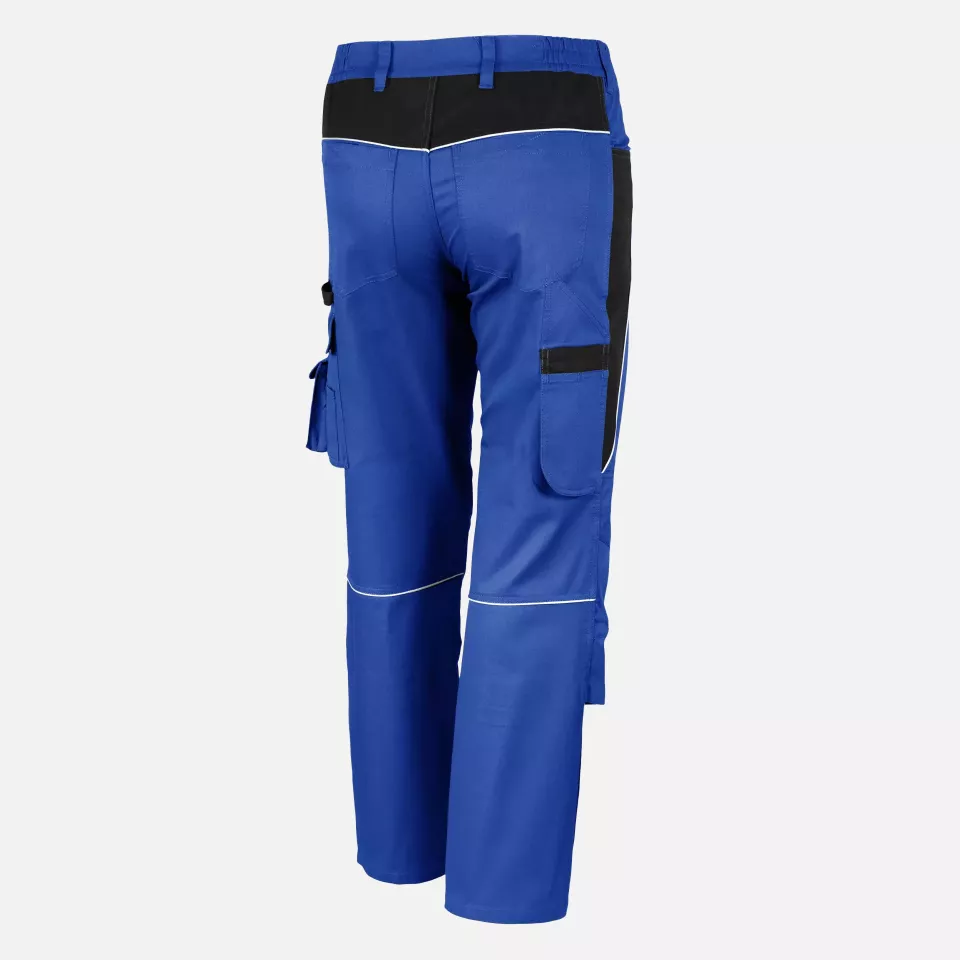 Qualitex NM-42006-0336, PRO Bundhose kornblau/schwarz, image 2, gallery thumbnail