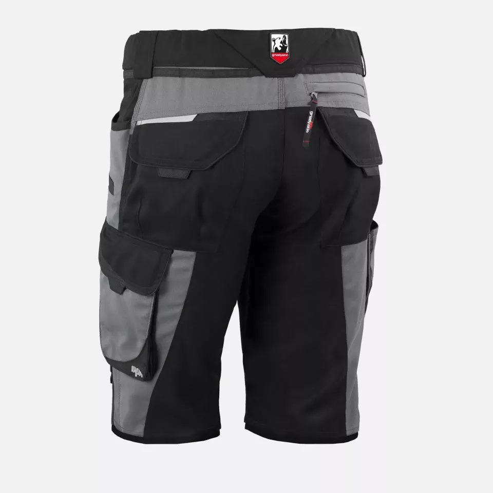 Grizzlyskin GIM3608, IRON Shorts Black/Grey, image 2, gallery thumbnail