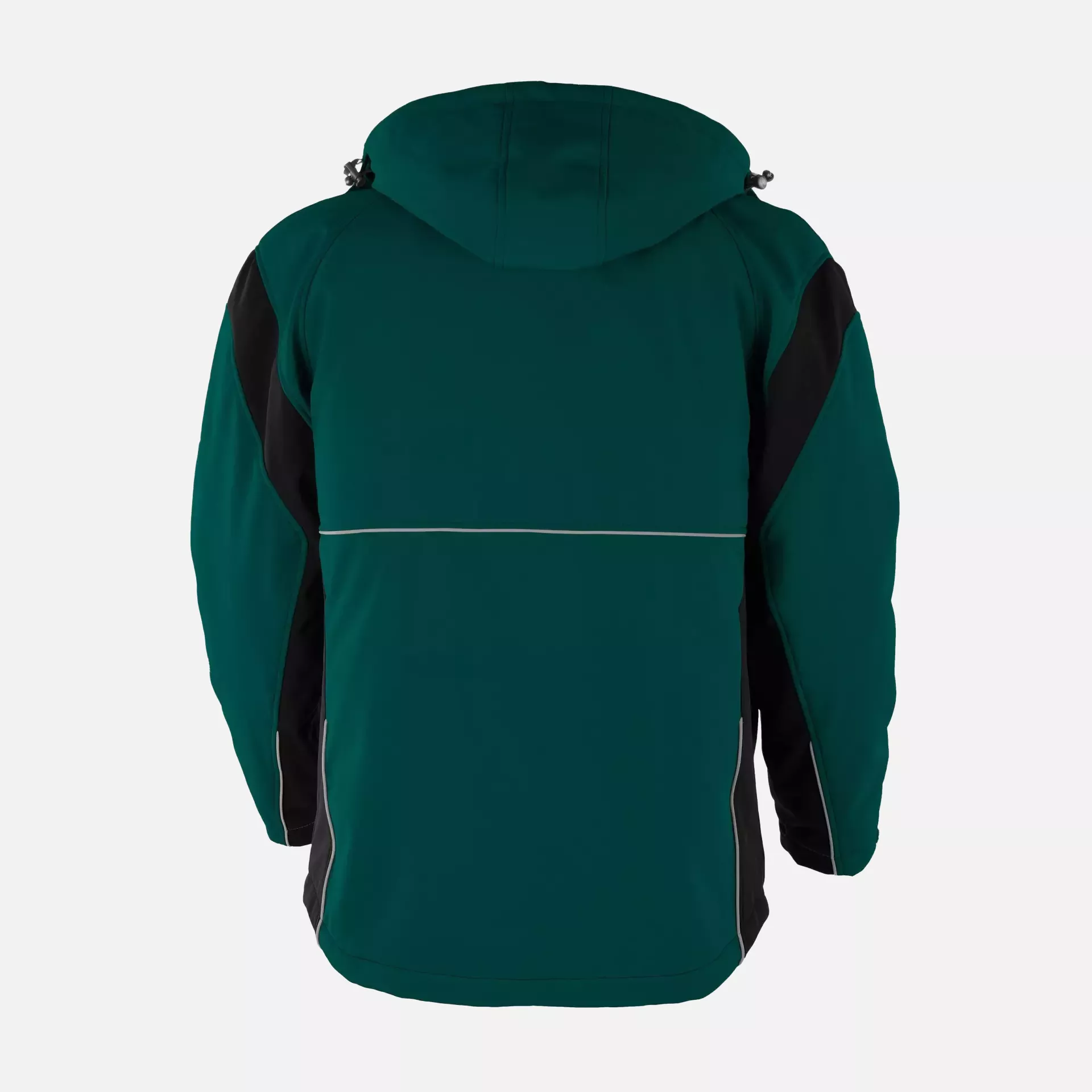 Qualitex NM-67006-1336, PRO Softshelljacke grün/schwarz, image 2