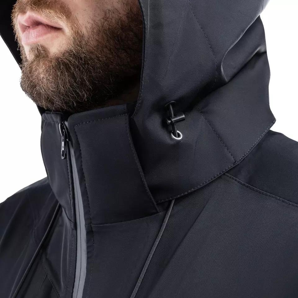 Qualitex NM-68015-3600, Pro+ Weather Jacket Black, image 3, gallery thumbnail
