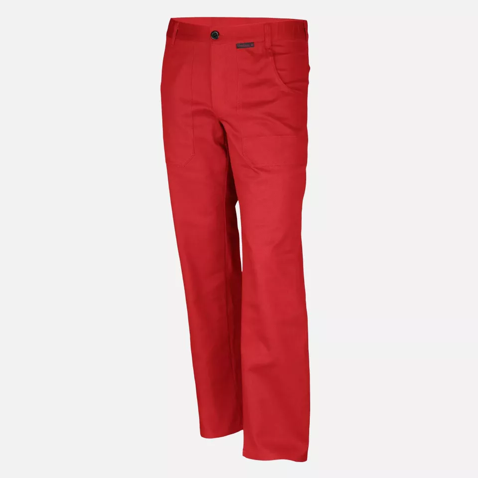 Qualitex NM-42002-2400, Classic Work Trousers Fire Red, image 1, gallery thumbnail