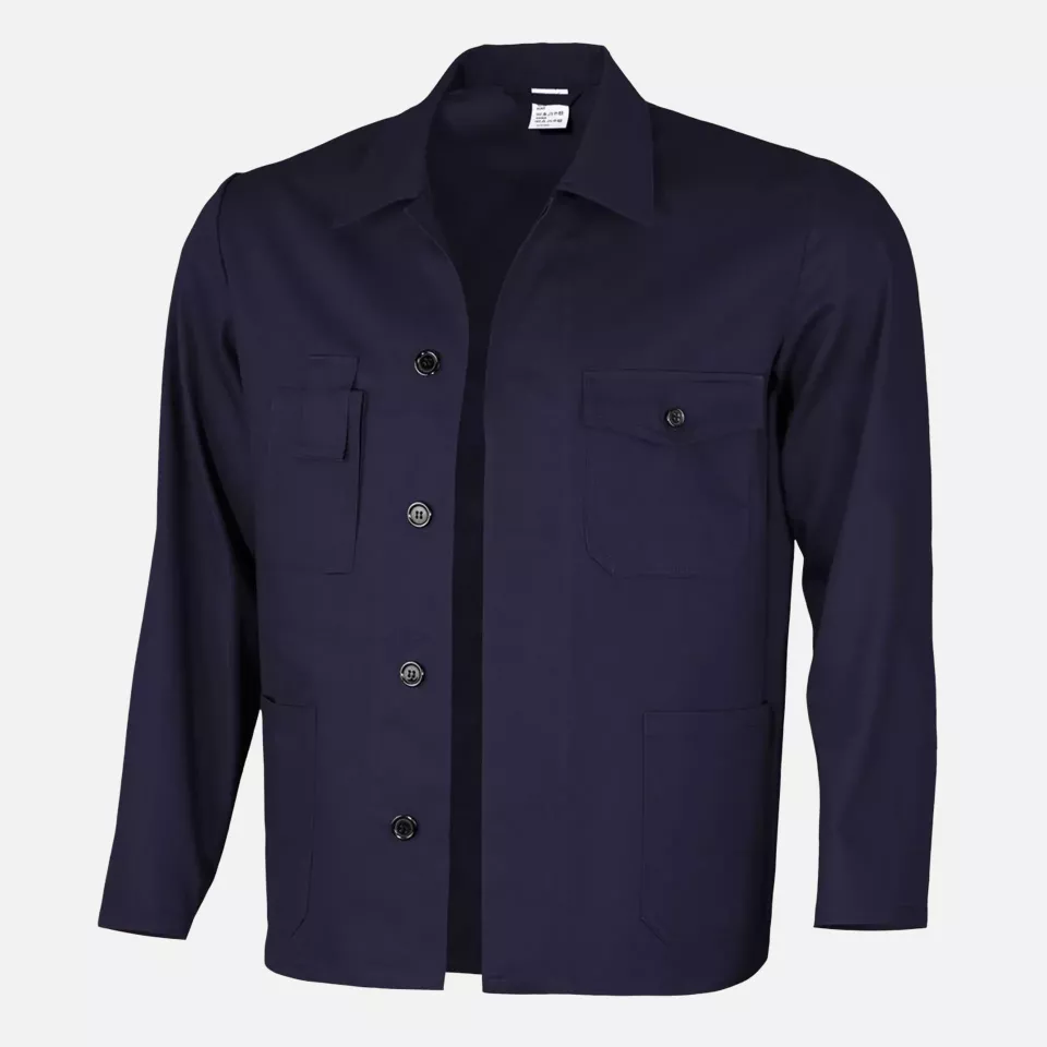 Qualitex NM-44001-0600, Basic Arbeitsjacke hydronblau, image 1, gallery thumbnail