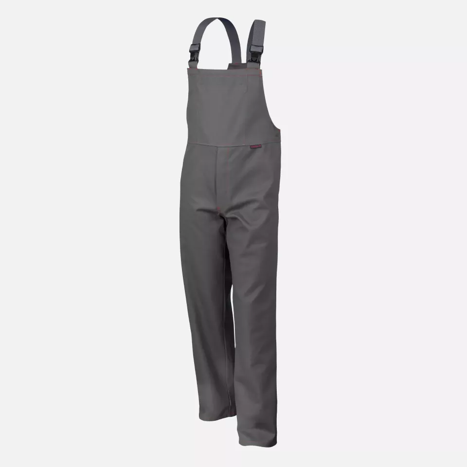 Qualitex NM-41010-3400, Robust Dark Grey Bib and Brace, image 1, gallery thumbnail