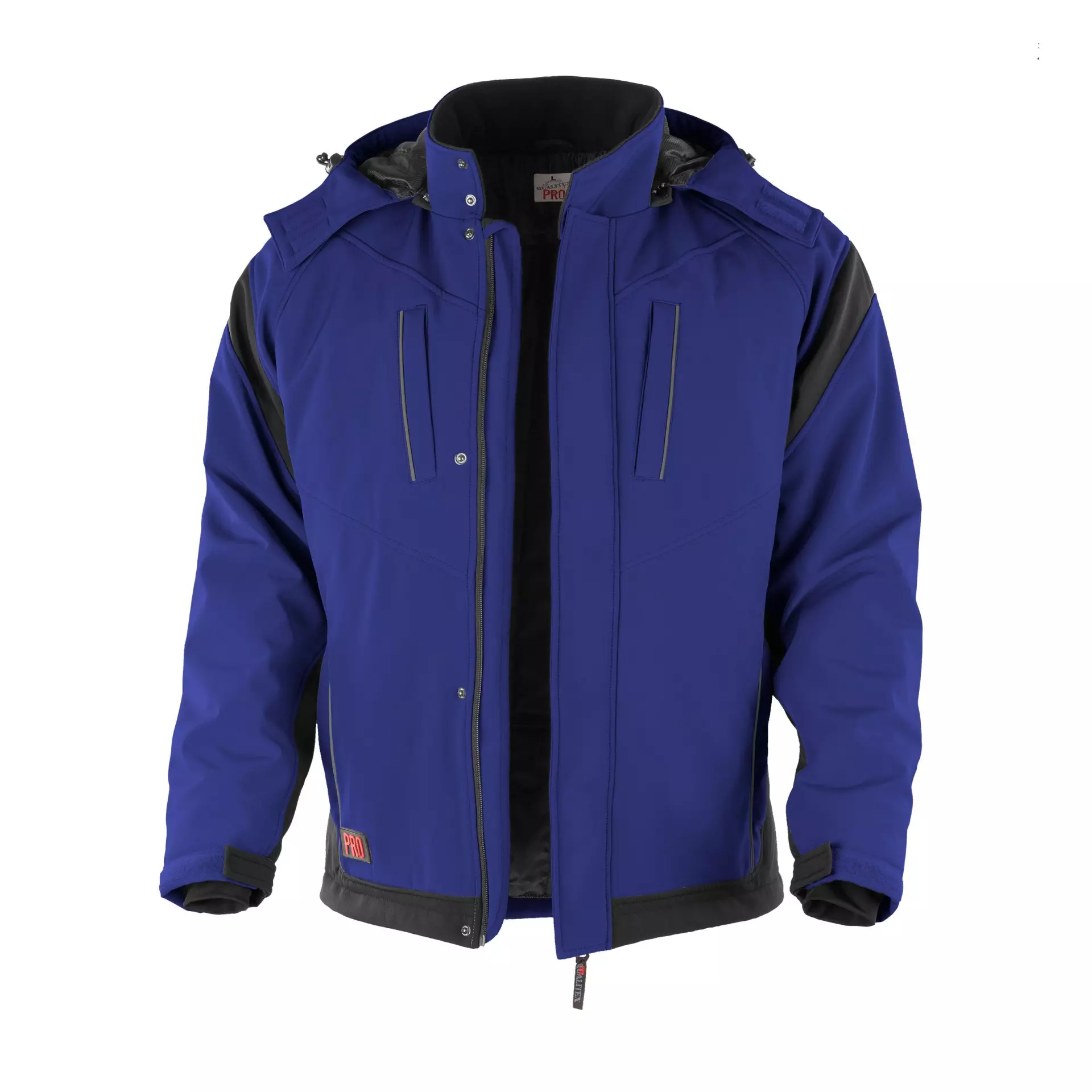 Qualitex NM-67006-0336, PRO Softshell Jacket Cornflower Blue/Black
