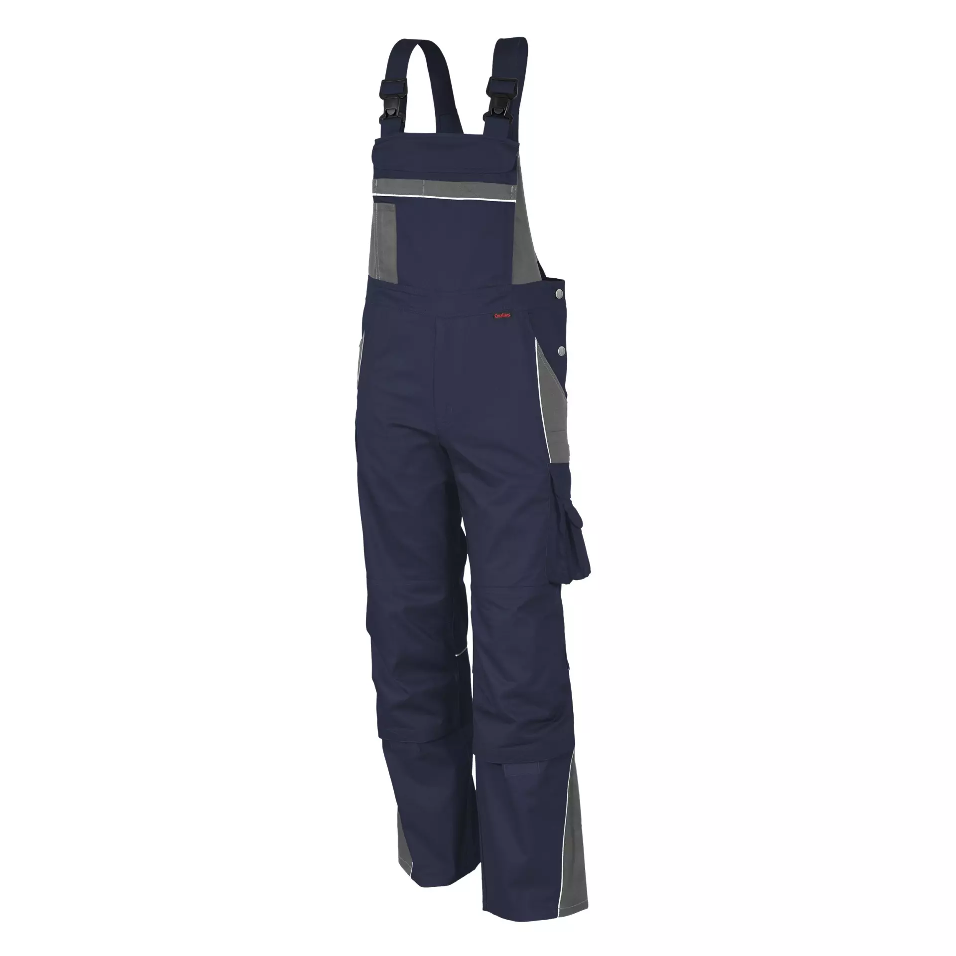Qualitex NM-41006-0532, PRO Bib and Brace Navy/Grey