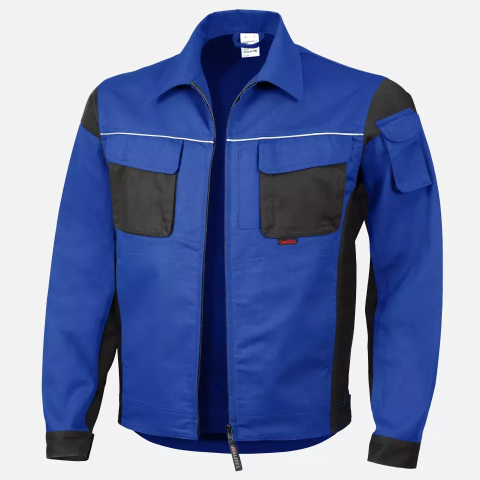 Qualitex NM-43006-0336, PRO Bundjacke kornblau/schwarz, image 1, gallery thumbnail