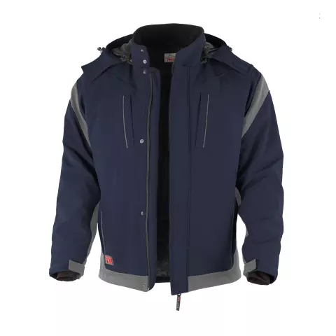 Qualitex PRO Softshell Jacket Navy/Grey