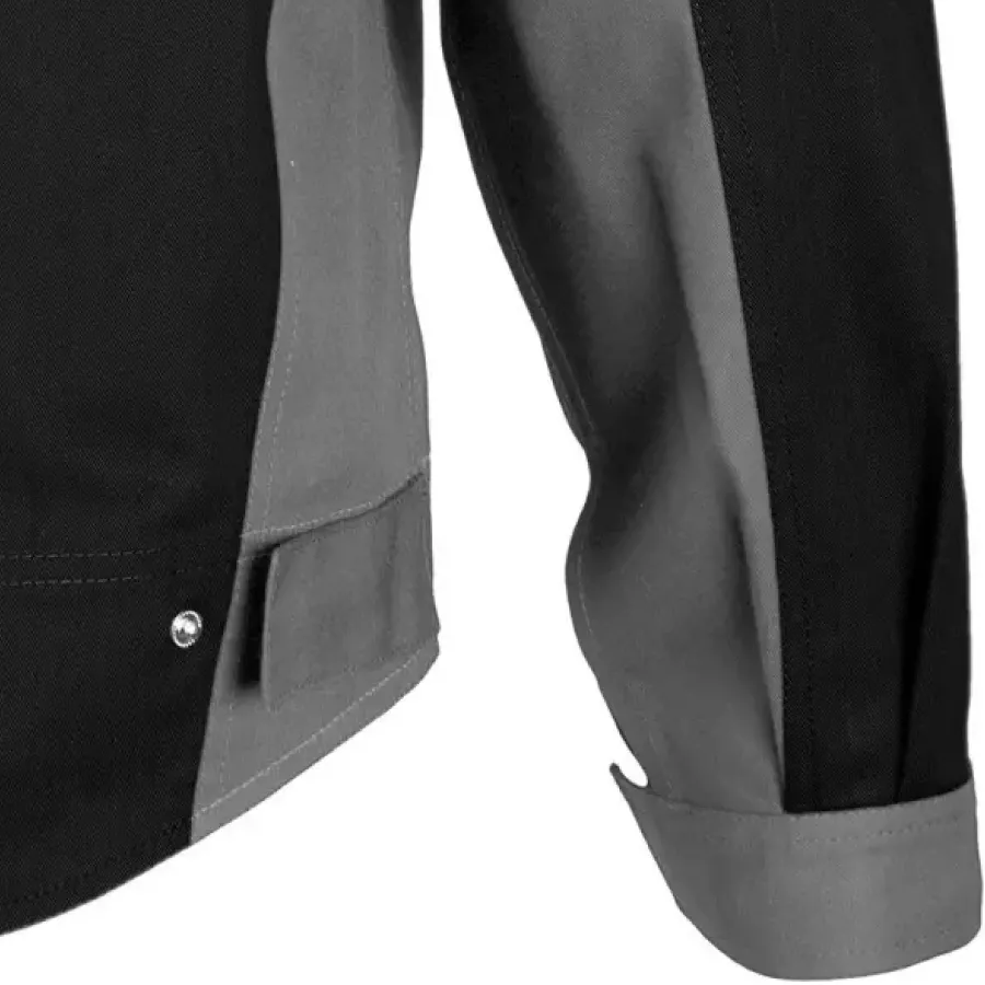 **Sleeve Cuffs with Velcro Closure** allow quick, adjustable fit for secure comfort at the wrists.