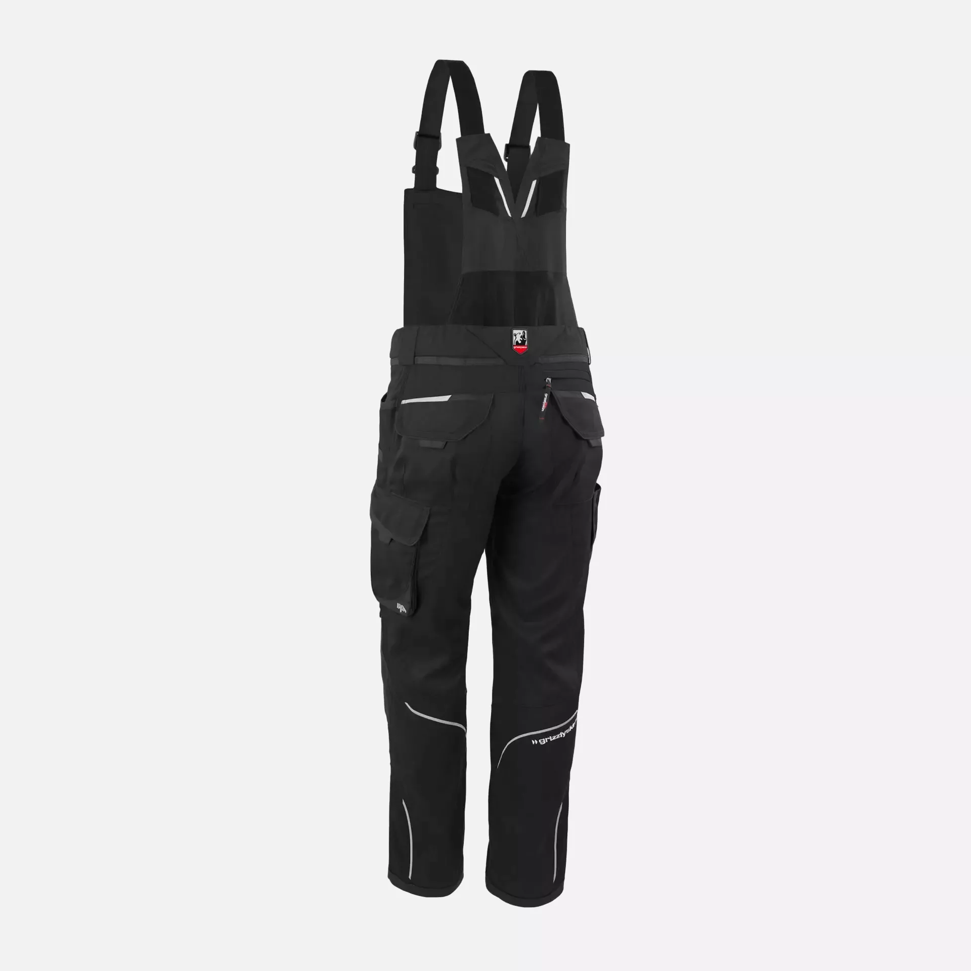 Grizzlyskin GIM3705, IRON Black Bib and Brace, image 2