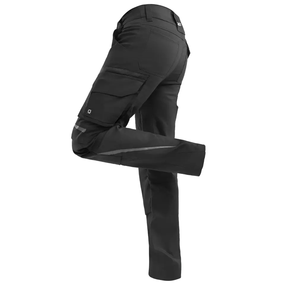 Qualitex NM-42015-3600, Pro+ Work Pants Black, image 3, gallery thumbnail