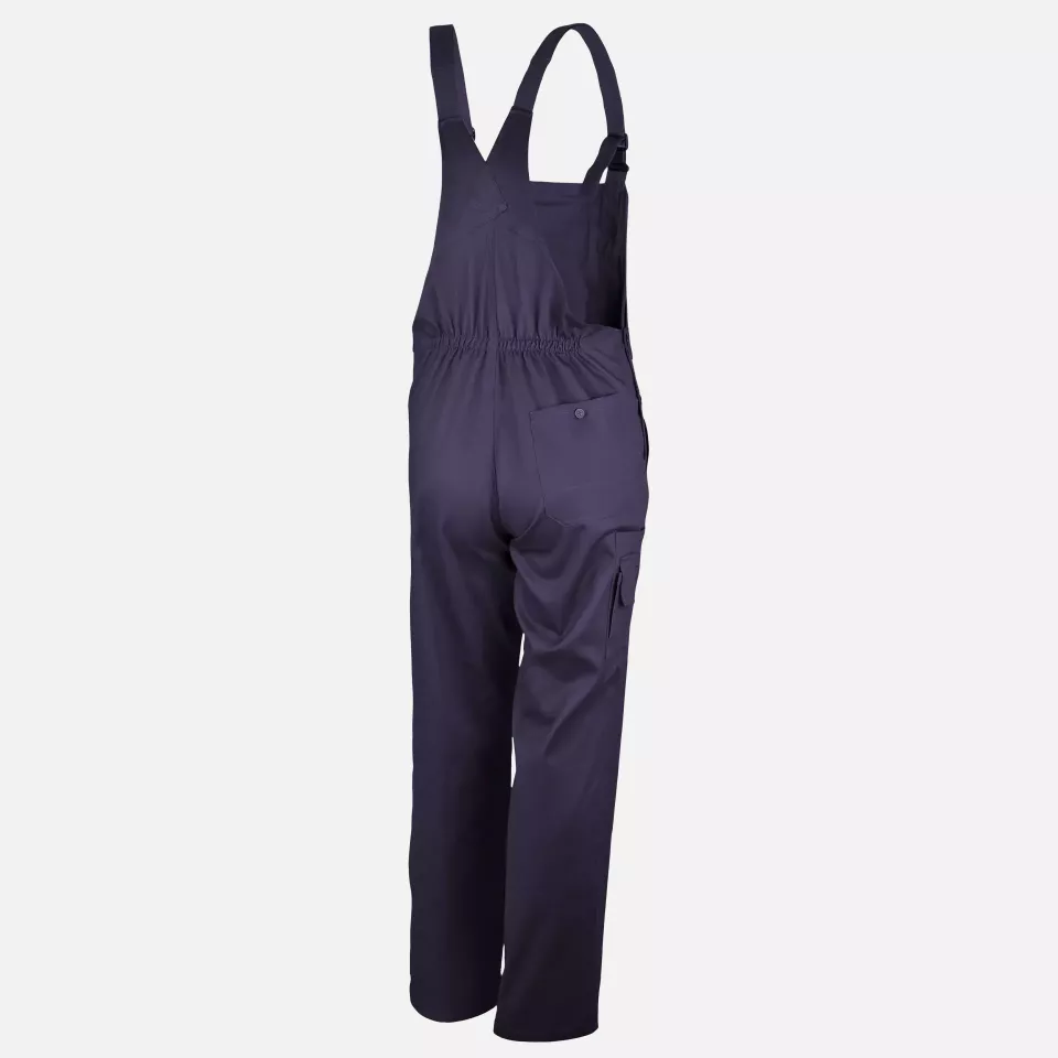 Qualitex NM-41001-0600, Basic Hydron Blue Bib and Brace, image 2, gallery thumbnail