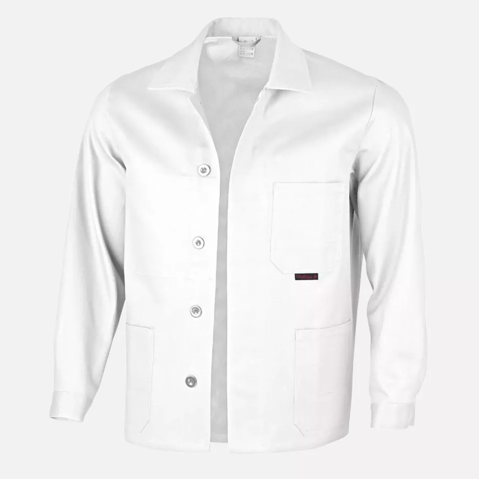 Qualitex NM-44002-3000, Classic Arbeitsjacke weiß, image 1, gallery thumbnail