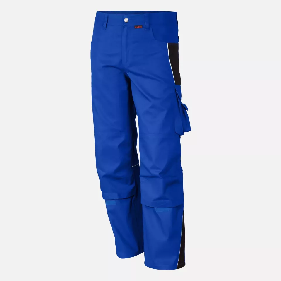 Qualitex NM-42006-0336, PRO Bundhose kornblau/schwarz, image 1, gallery thumbnail