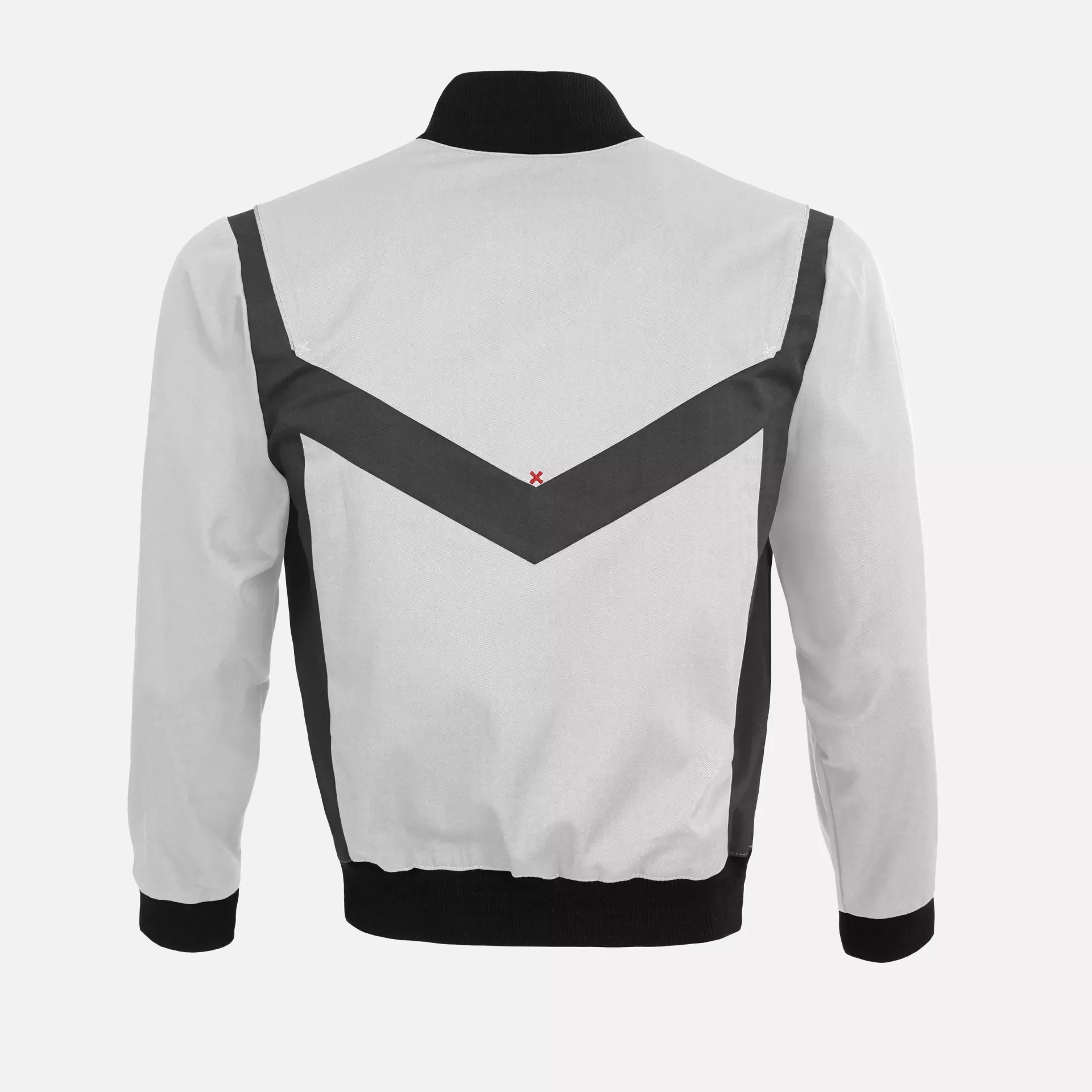Qualitex NM-43011-3032, X-Serie Blousonjacke weiss/grau, image 2
