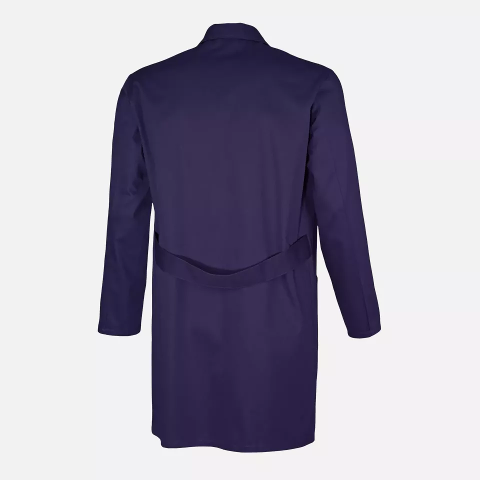 Qualitex NM-46001-0600, Basic Work Coat Hydron Blue, image 2, gallery thumbnail