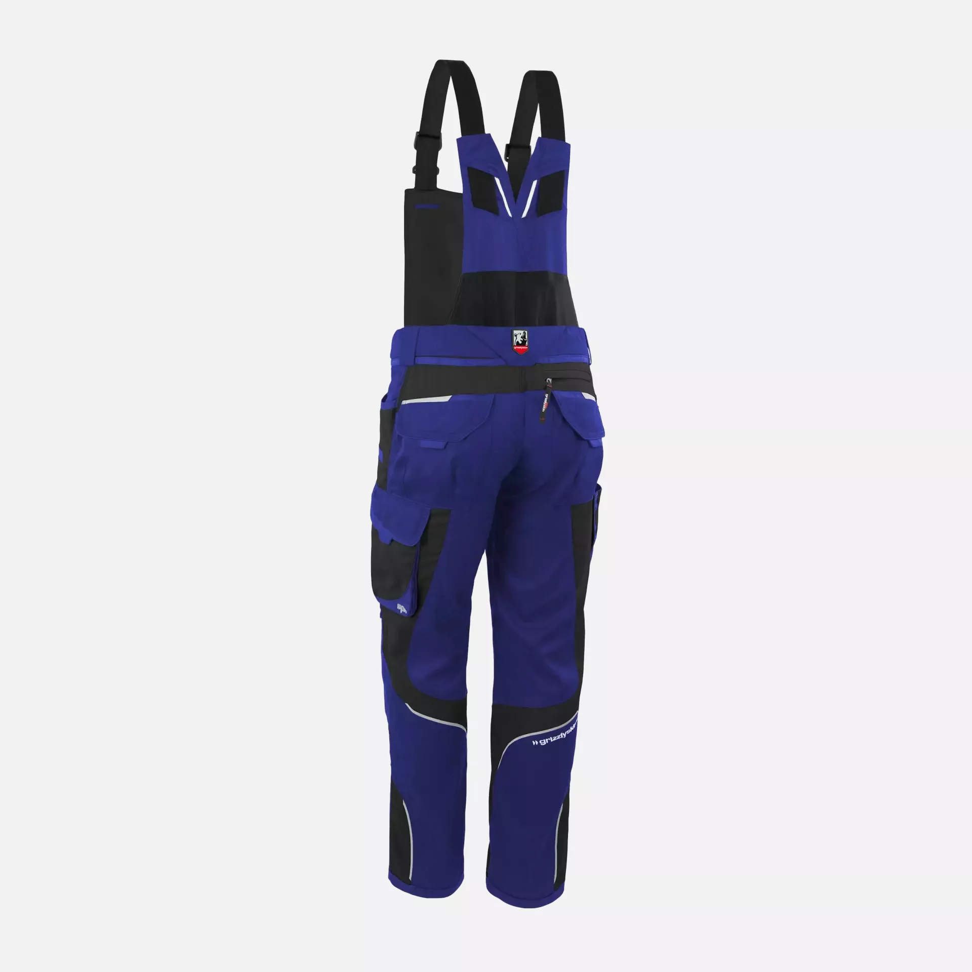 Grizzlyskin GIM3700, IRON Bib and Brace Cornflower Blue/Black, image 2