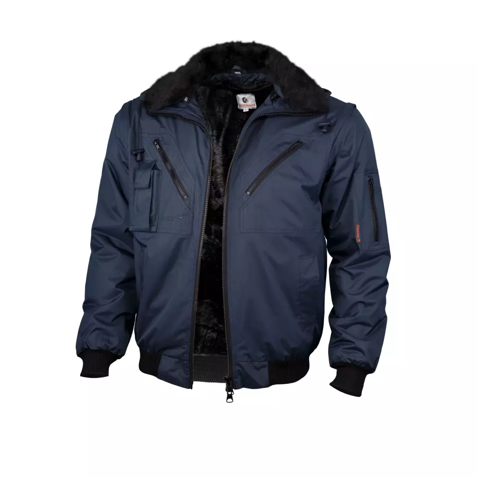 Qualitex NM-70002-0500, Waterproof Pilot Jacket Navy, image 1, gallery thumbnail