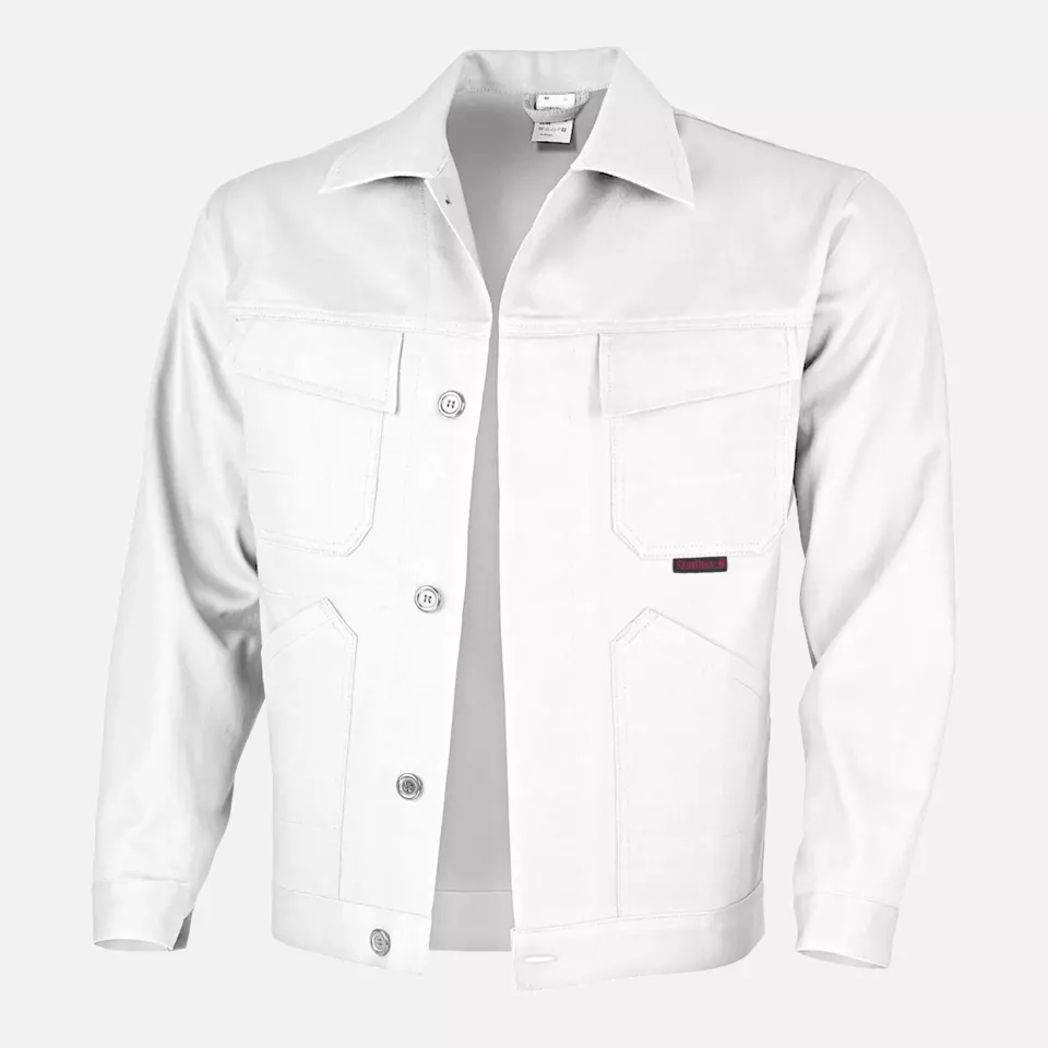 Qualitex NM-43002-3000, Classic Bundjacke weiß, image 1, gallery thumbnail