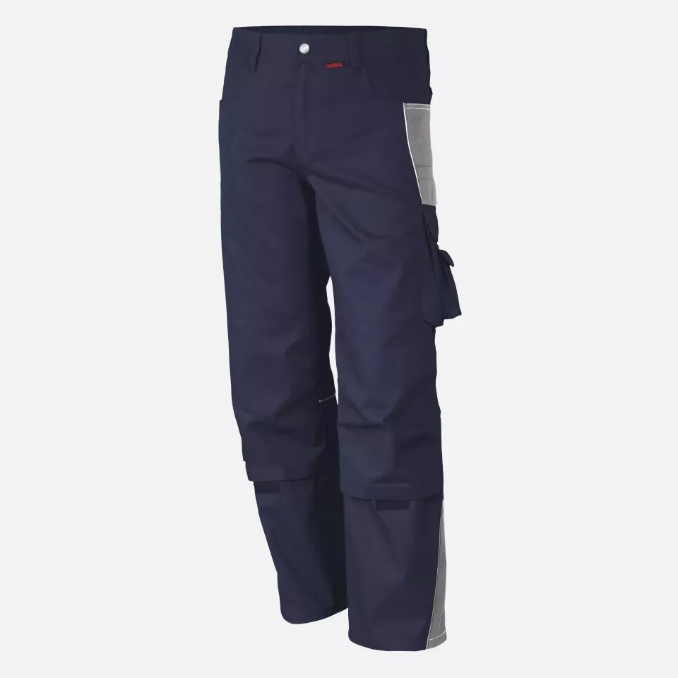 Qualitex NM-42006-0532, PRO Trousers Navy/Grey, image 1, gallery thumbnail