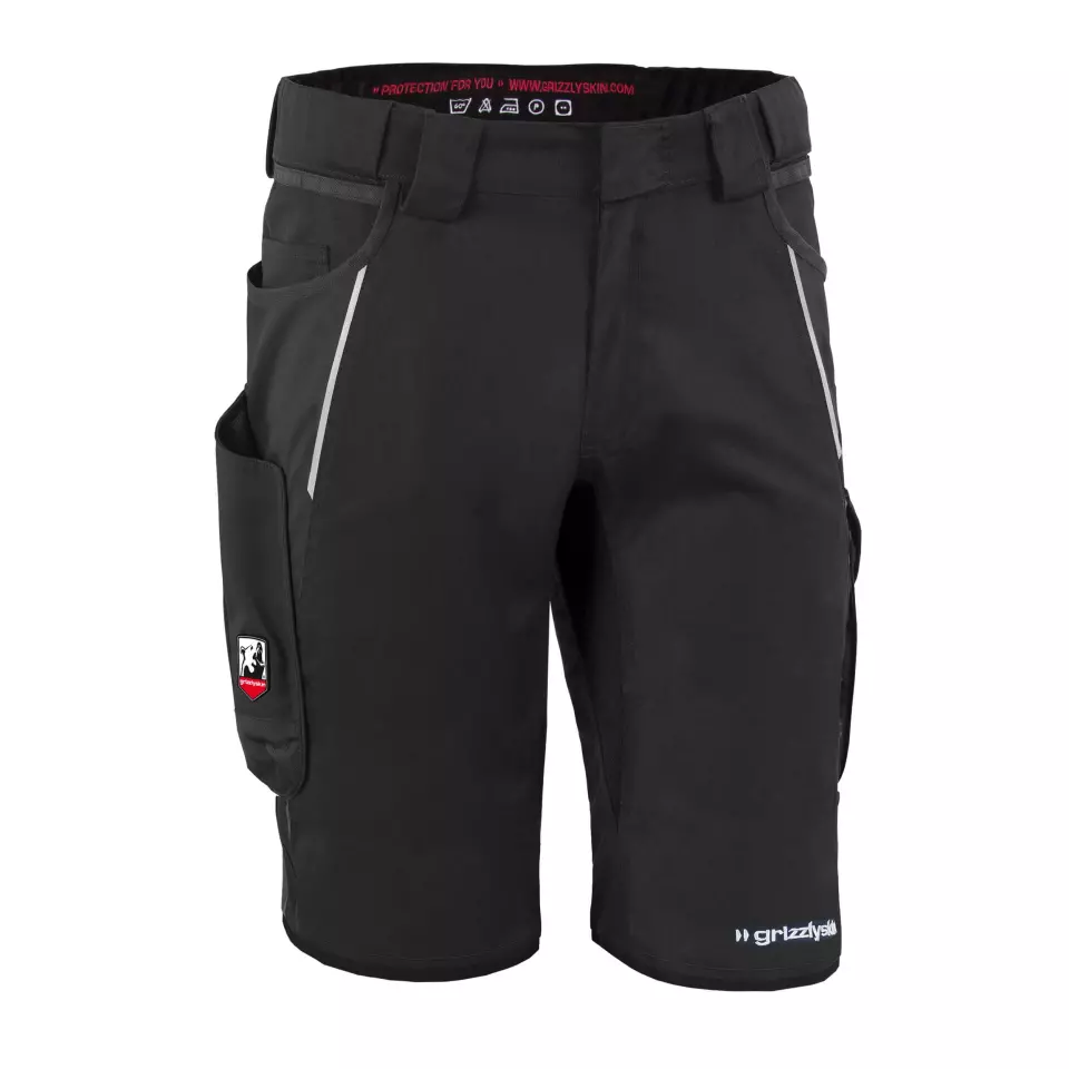 Grizzlyskin GIM3605, IRON Shorts schwarz, image 1, gallery thumbnail