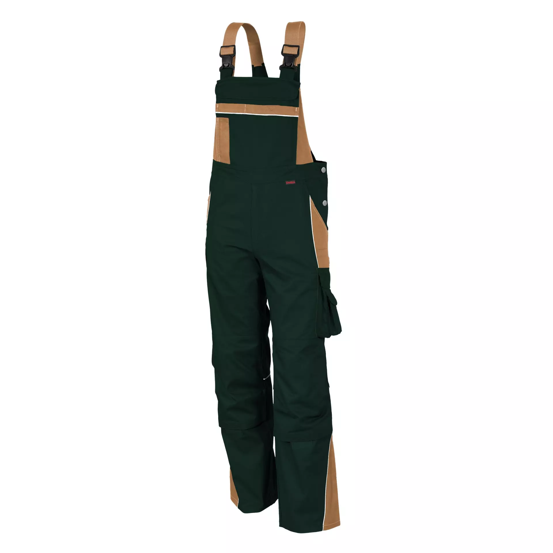Qualitex NM-41006-1542, PRO Olive/Khaki Bib and Brace