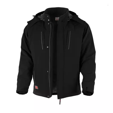 Qualitex PRO Black Softshell Jacket