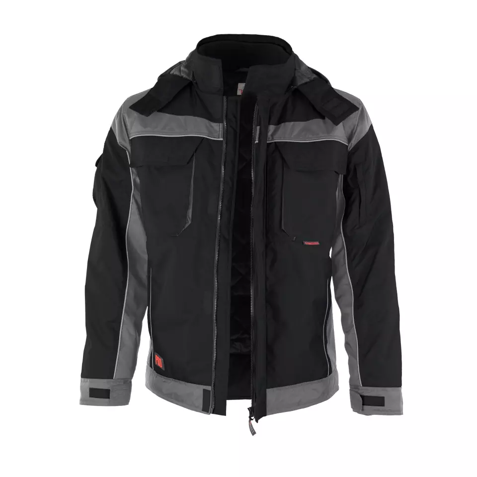 Qualitex NM-69006-3632, PRO Winter Jacket Black/Grey, image 1, gallery thumbnail