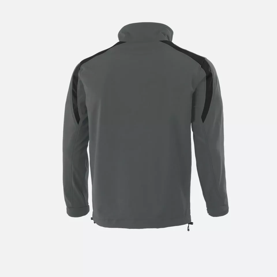 Qualitex NM-66001-3236, Softshell Jacket Grey/Black, image 2, gallery thumbnail