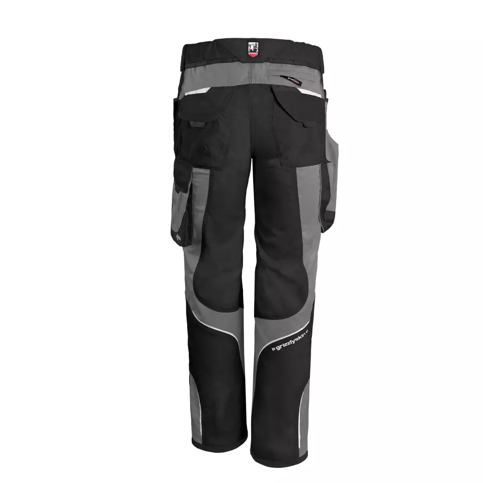 Grizzlyskin GIM3808, IRON Work Pants Black/Grey, image 2, gallery thumbnail