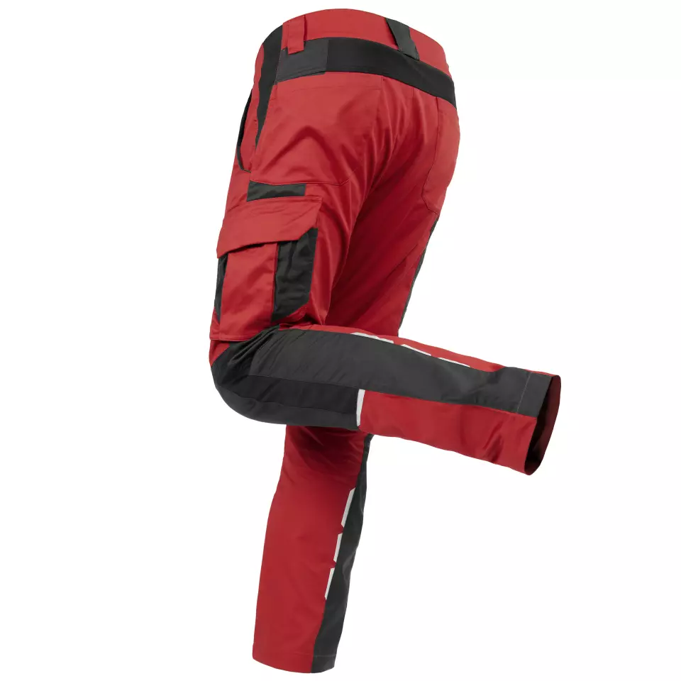 Qualitex NM-42014-2335, IND Work Pants Red, image 2, gallery thumbnail
