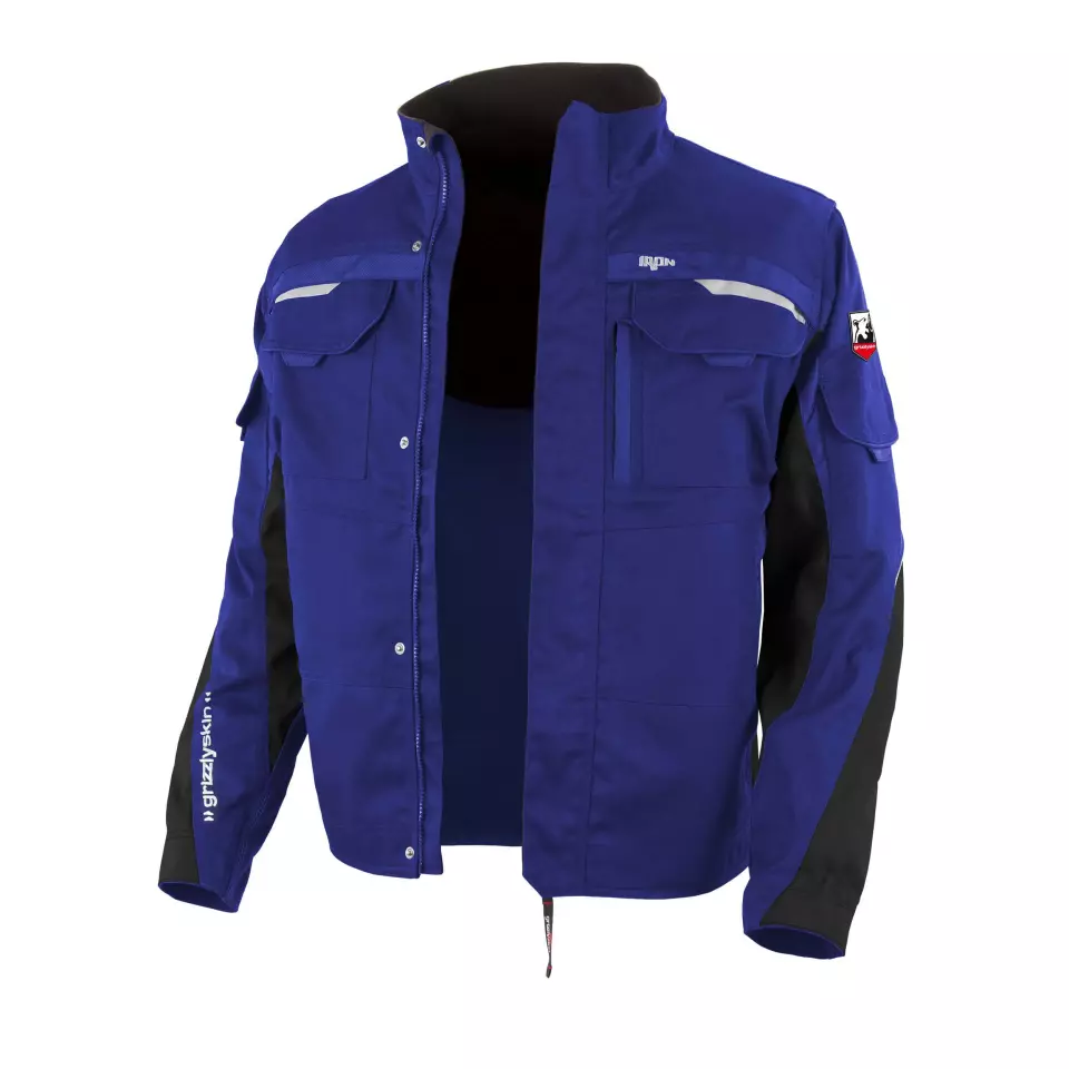 Grizzlyskin GIM3900, IRON Work Jacket Cornflower Blue/Black, image 1, gallery thumbnail