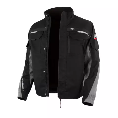 Grizzlyskin IRON Waist Jacket Black/Grey