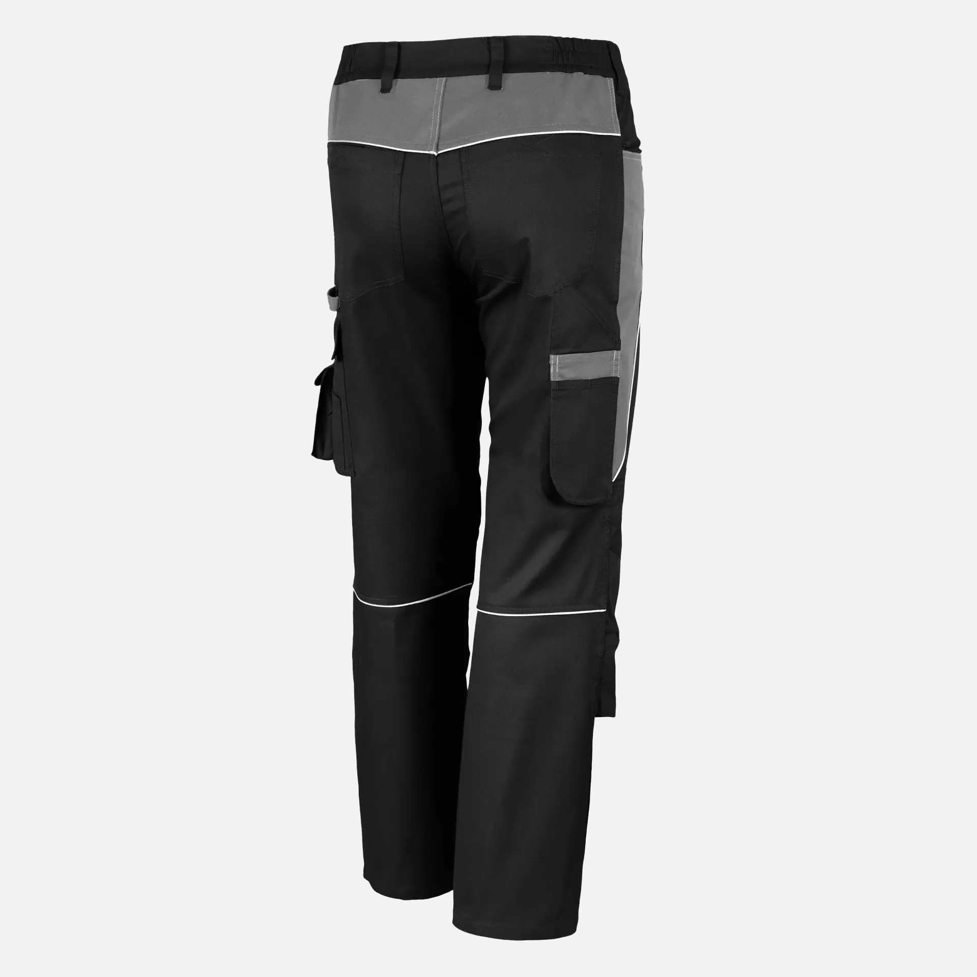 Qualitex NM-42006-3632, PRO Work Trousers Black/Grey, image 2