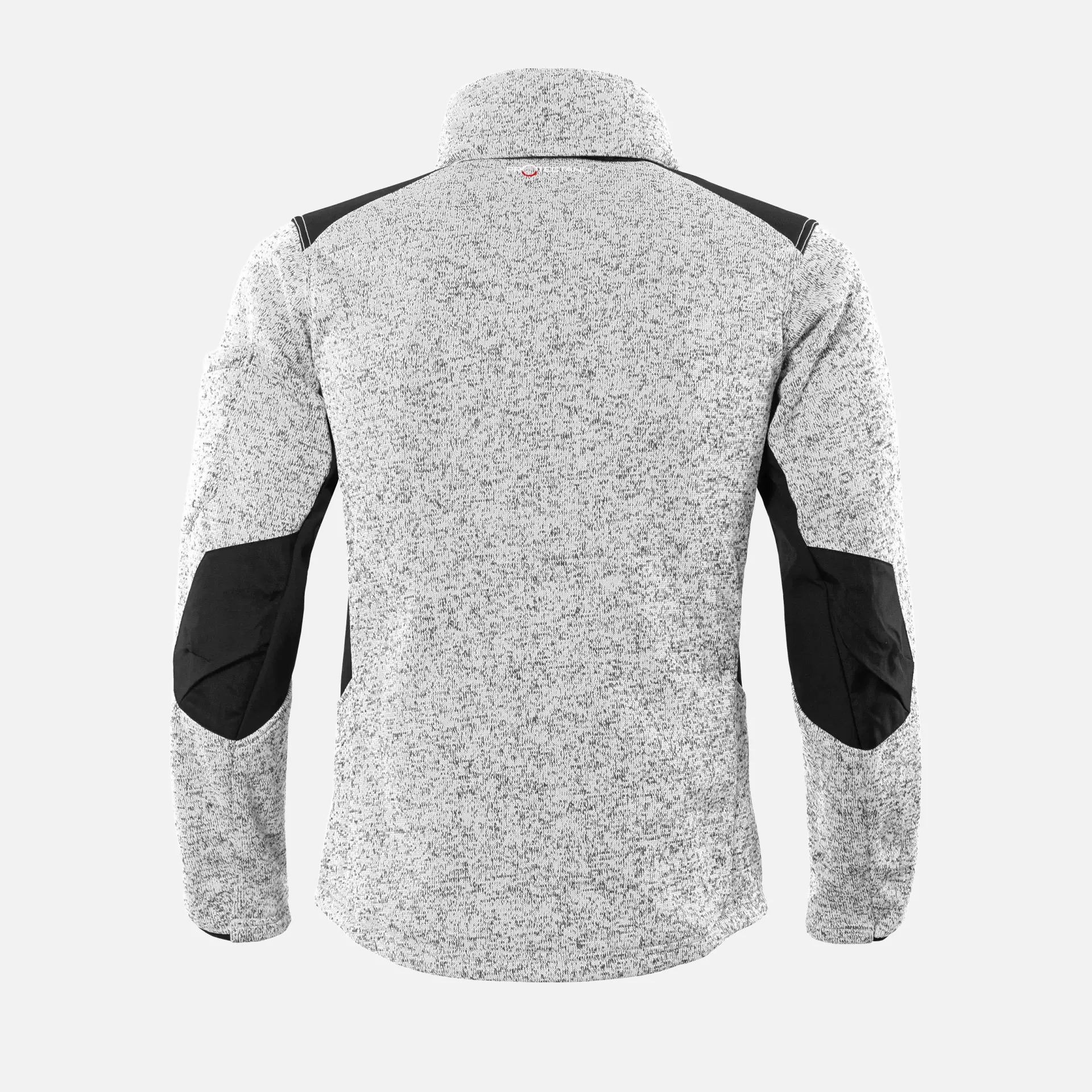 Qualitex NM-65013-3000, Knit Fleece Jacket White/Melange, image 2