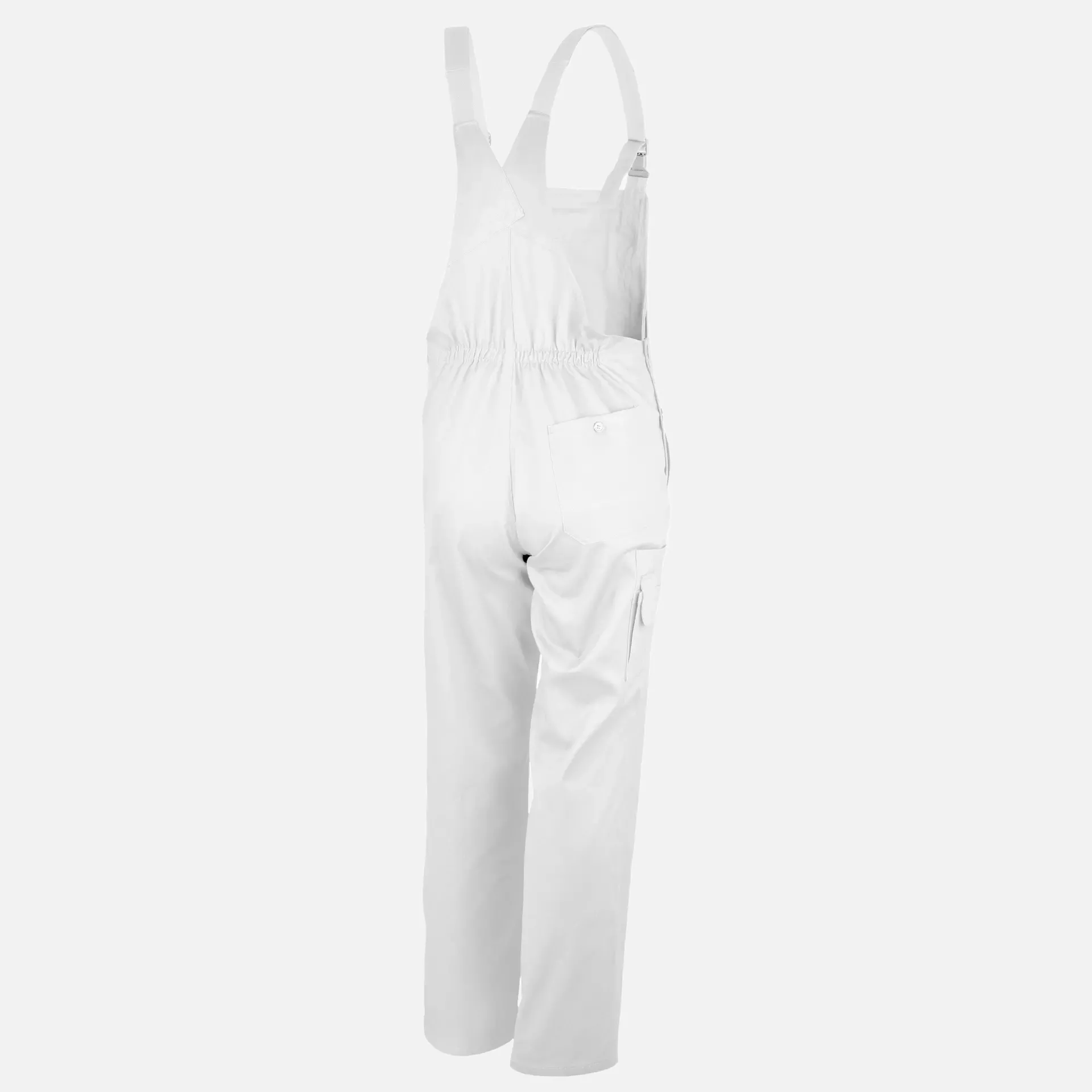 Qualitex NM-41001-3000, Basic White Bib and Brace, image 2