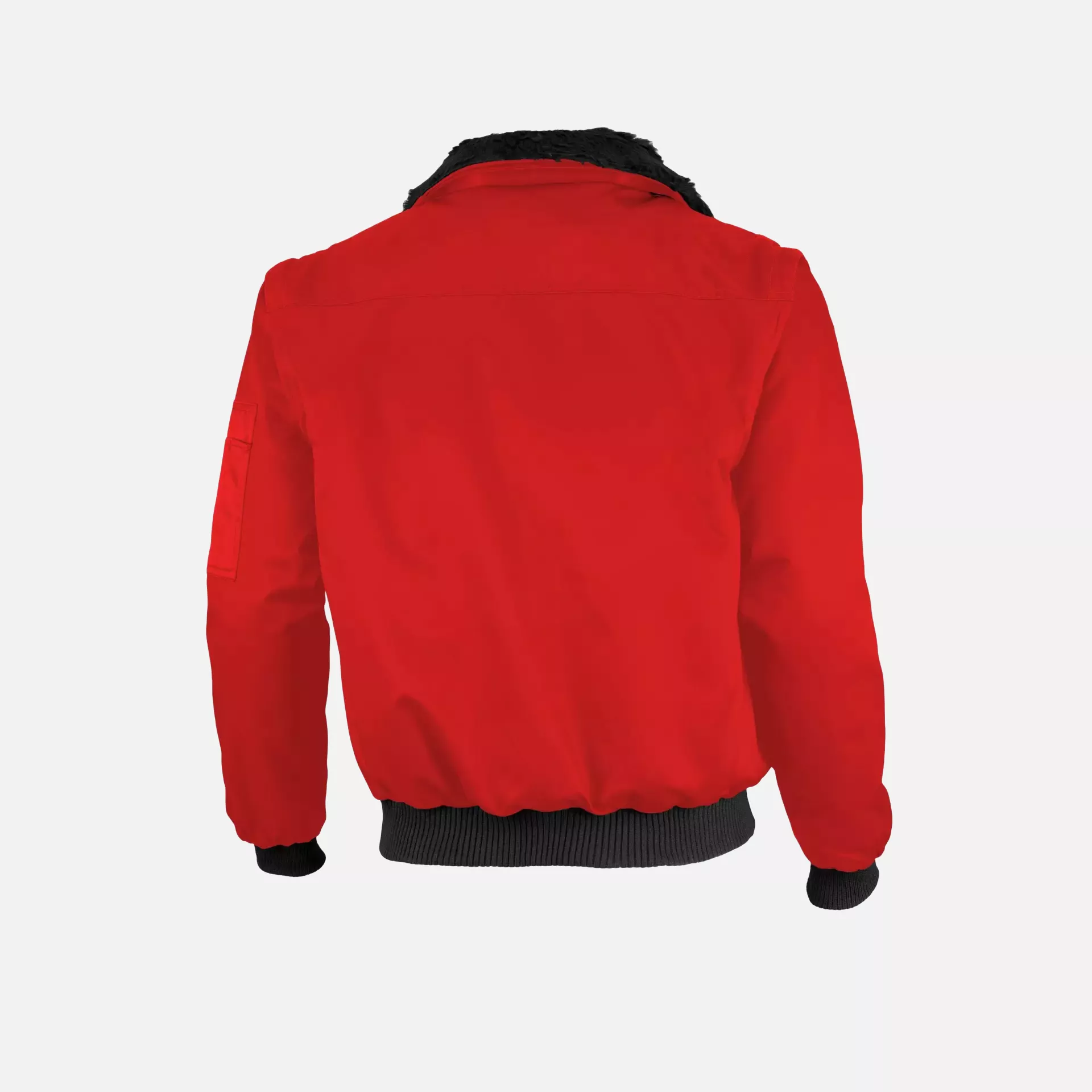 Qualitex NM-70001-2300, Solid Color Pilot Jacket Red, image 2