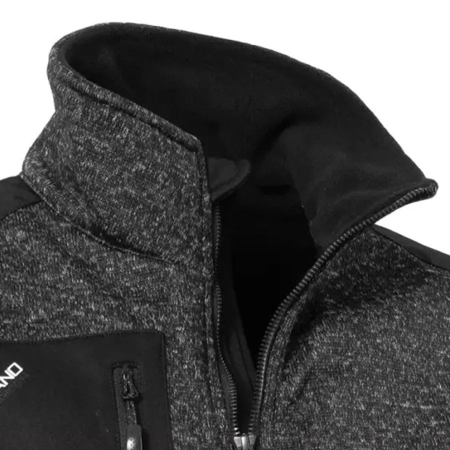 **Stand Up Collar** keeps your neck warm and cozy while adding a sleek, structured look.