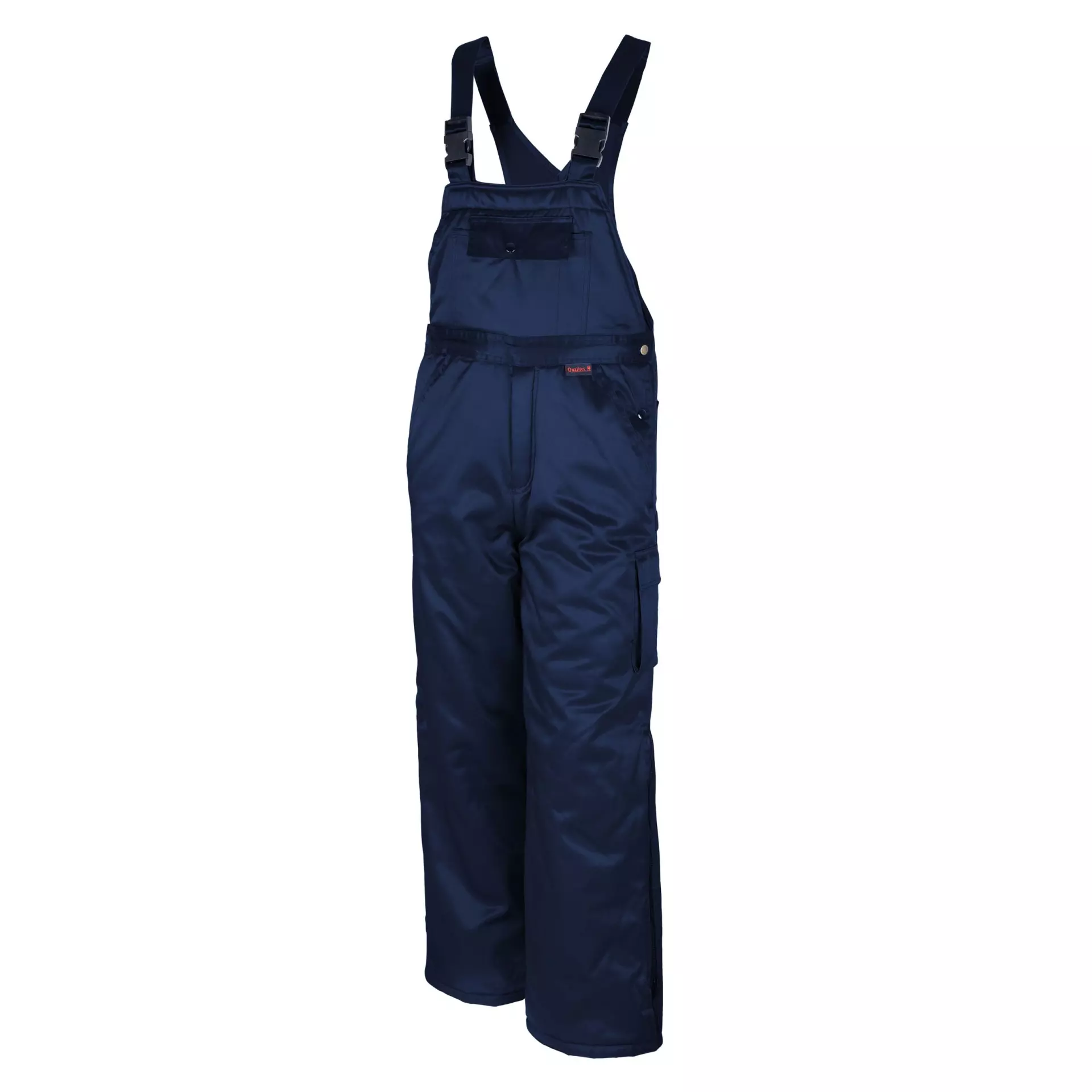 Buy Qualitex Lined Bib and Brace Navy - NM-61001-0500 - Droppe