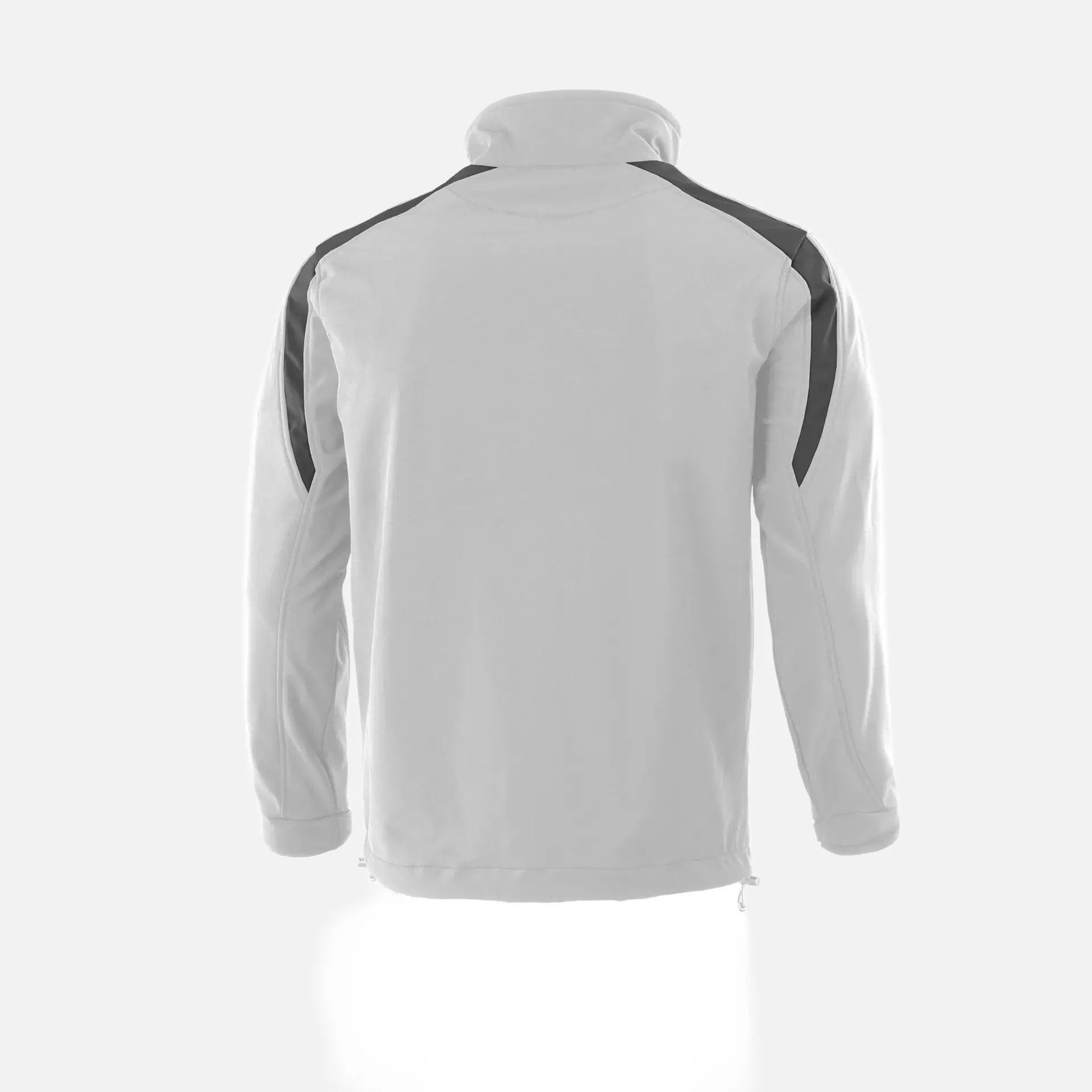 Qualitex NM-66001-3032, Softshell Jacket White/Grey, image 2